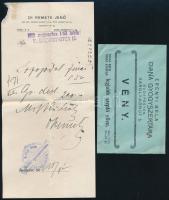 Erényi Béla Diana Gyógyszertára Budapest receptboríték recepttel