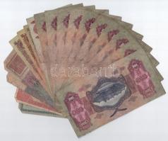 Vegyes 18db-os korona és pengő bankjegy tétel T:III,III-