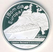 Portugália DN "Bom dia Europa!" Ag 31,2g T:PP tanúsítvánnyal
