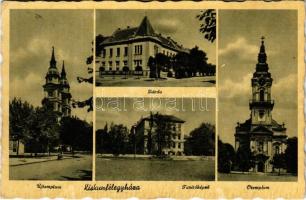 1944 Kiskunfélegyháza, zárda, újtemplom, ótemplom, tanítóképző