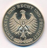 Németország DN "Reichstag" kétoldalas, aranyozott emlékérem (40mm) T:1
Germany ND "R...