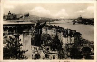 1939 Budapest I. Dunai Látkép a Szent Gellért szoborral