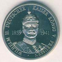 NSZK 1991. "II. Vilmos" újezüst emlékérem T:PP Tanúsítvánnyal!