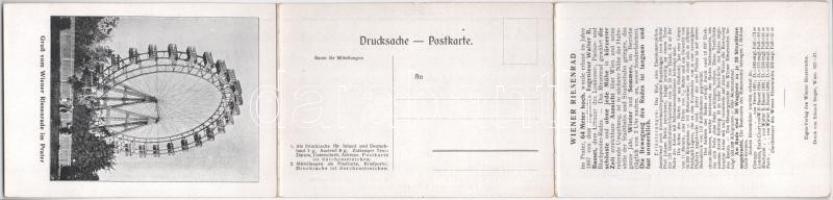 Wien, Vienna, Bécs; Gruss vom Wiener Riesenrade im Prater, Fernsicht über Wien vom Riesenrade / view...