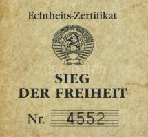 NSZK 1991. "Gorbatschow - Jelzin" T:PP tanúsítvánnyal