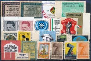 1919-2010 21 db főként modern magyar levélzáró