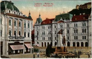 Ljubljana, Laibach; Marijin trg., Lekarna / Marienplatz / sqaure, shop of D. Mayer, pharmacy
