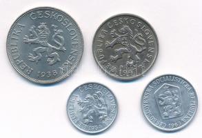 Csehszlovákia 1938. 5K Ni + 1947. 2K Cu-Ni + 1954. 3h Al + 1963. 5h Al T:2,2-
Czechoslovakia 1938. ...