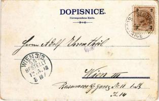 1898 (Vorläufer) Vysoké Myto, Kostel sv. Vavrince, Hotel Posta, Chocenská vez (Karaska), Litomyslská...