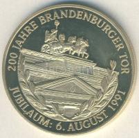 NSZK 1991. "Brandenburgi Kapu" aranyozott T:PP