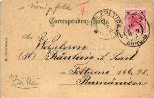 1898 (Vorläufer) Brno, Brünn; Krautmarkt, Komarek's Haus, Kronprinz Rudolf Bürgerschule, Cadett...