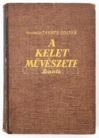 Felvinczi Takács Zoltán: A kelet művészete. 50 egyszínű és 4 színes képtáblával. Bp., (1943.), Dante, 234+1 p.+66 (fekete-fehér képtáblák) t + 4 (színes képtáblák.) t. Kiadói félvászon-kötésben, sérült gerinccel, kopott borítóval.