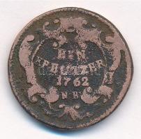 1762NB 1kr Cu "Lotharingiai Ferenc" T:3