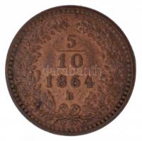 1864B 5/10kr Cu T:2
Adamo M3