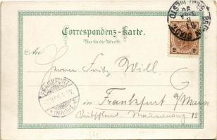 1896 (Vorläufer!) Brno, Brünn; Stadttheater, Deutsches Haus / theatre, German House, general view. R...