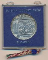 1977. 200Ft Ag "Nemzeti Múzeum" eredeti, plombált "MNB" műanyag tokban T:BU pati...