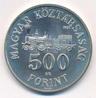 1991. 500Ft Ag "Széchenyi István" T:BU patina
Adamo EM122