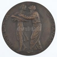 1950. "Professor Horay Gusztávnak munkatársai 1950 / Hogy látva lássanak" kétoldalas, öntö...