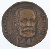 Renner Kálmán (1927-1994) 1971. "Than Károly 1834-1908 / A magyar gyógyszerkönyv centenáriumára 1971 - Magyar Gyógyszerészeti Társaság" kétoldalas, öntött bronz emlékérem (88mm) T:1-  Hungary 1971. "Károly Than 1834-1908 / For the centenary of the Hungarian Pharmacopoeia 1971 - Hungarian Pharmaceutical Society" two-sided, cast bronze commemorative medallion. Sign.:Kálmán Renner (1927-1994) (88mm) C:AU