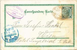 1900 Krummnußbaum, Krumnussbaum; Gruss aus Steinbründl. Josef Renner Gastwirth M.-Steinbründl. Art N...