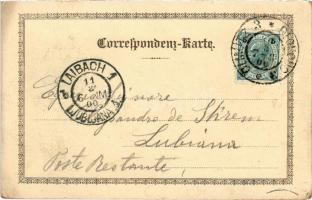 1900 Svaty Kopecek (Olomouc, Olmütz); Heiligenberg, St. Anna Kapelle, Wald-Idylle (Adamuvka-Brunnen)...