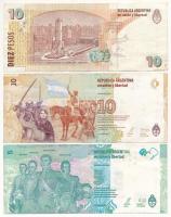 Argentína 2008-2012. 10P + 2015. 5P + 2016. 10P T:III
Argentina 2008-2012. 10 Pesos + 2015. 5 Pesos...