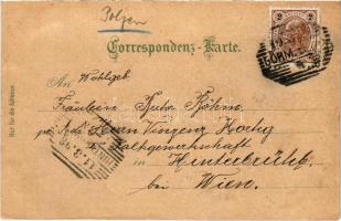 1898 (Vorläufer) Peklo, Höllengrund bei Leipa; Karbenfels, Gastwirtschaft zur Karba im Höllengrunde,...