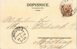 1899 (Vorläufer) Kromeríz, Kremsier; Námestí, Radnice, Námestí Fürstenbergovo, Knize arc zámek ze za...