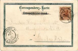 1897 (Vorläufer!) Olomouc, Olmütz; Stadttheater, Hotel Lauer, Garnison-Kirche zu Maria-Schnee, Klost...