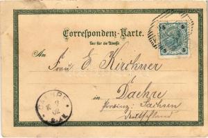 1902 Karlovy Vary, Karlsbad; Egerstrasse, Theresien und Königs-Villa, Westend, Schweizerhof. Ottmar ...