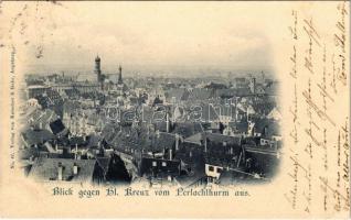 Augsburg, Blick gegen Hl. Kreuz vom Perlachturm aus (EK)