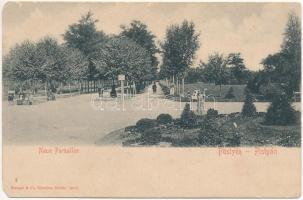 Pöstyén, Piestany; Neue Parkallee / Park / park (b)