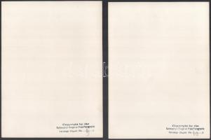 Kankovszky Ervin (1884-1945): Páros akt fotó sorozat, 7 db, a hátoldalán pecséttel jelzett fotó, az ...