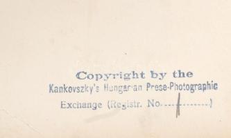 Kankovszky Ervin (1884-1945): Akt fotó sorozat, 6 db, a hátoldalán pecséttel jelzett fotó,23x17 cm é...