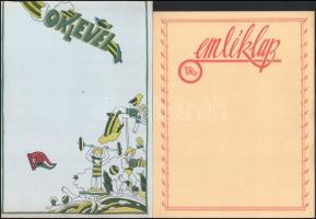 cca 1970-1980 4 db kitöltetlen úttörő oklevél, emléklap