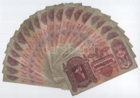 1930. 100P (20x) közte csillagos sorszám T:III,III- Adamo P17