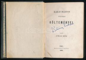 Jókai Mór: Kakas Márton politikai költeményei. Pest, 1862, Emich Gusztáv, 2+254 p. Első kiadás. Kiad...