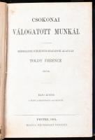 Csokonai Vitéz Mihály: Csokonai válogatott munkái. 1-3. köt. [Egybekötve.] Kéziratok s eredeti kiadá...