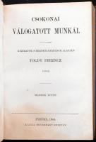 Csokonai Vitéz Mihály: Csokonai válogatott munkái. 1-3. köt. [Egybekötve.] Kéziratok s eredeti kiadá...