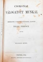 Csokonai Vitéz Mihály: Csokonai válogatott munkái. 1-3. köt. [Egybekötve.] Kéziratok s eredeti kiadá...