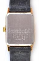 Citizen kvarc női karóra, használt, Made in Japan, N5 3081583, bőr szíjjal, elemcsere szükséges. d: ...