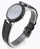 Tissot RockWatch kvarc férfi karóra, alpesi gránit tokban, használt, Swiss Made, bőr szíjjal, működi...