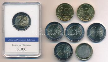 Vegyes: Andorra 2014. 2E "20 éve az Európa Tanácsban" aranyozott, tokban + Monaco 2001. 1E...