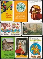 cca 1970-1980 vegyes Kártyanaptár tétel