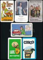 cca 1970-1980 vegyes Kártyanaptár tétel