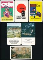 cca 1970-1980 vegyes Kártyanaptár tétel