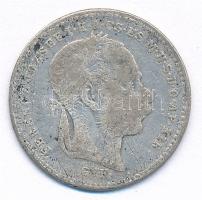 1870GYF 20kr Ag "Ferenc József / Váltó Pénz" T:3 patina, karc Adamo M11.1