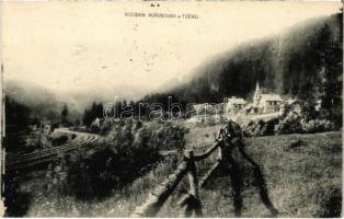 1914 Tuchla, Kolonia Wakacyjna w Tuchli / holiday resort, railway line, railway station + K.u.K. Eisenbahnregiment 5. Kompagnie