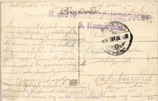 1914 Tuchla, Kolonia Wakacyjna w Tuchli / holiday resort, railway line, railway station + "K.u....