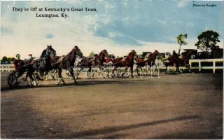 Lexington (Kentucky), Theyre Off at Kentuckys Great Trots, horse racing (EK)